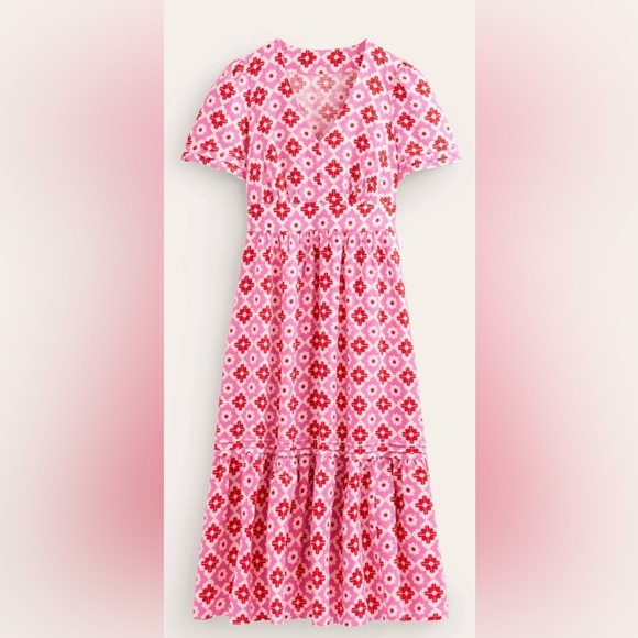 knee length dresses for ladies Eve Jersey Midi Dress-Navy